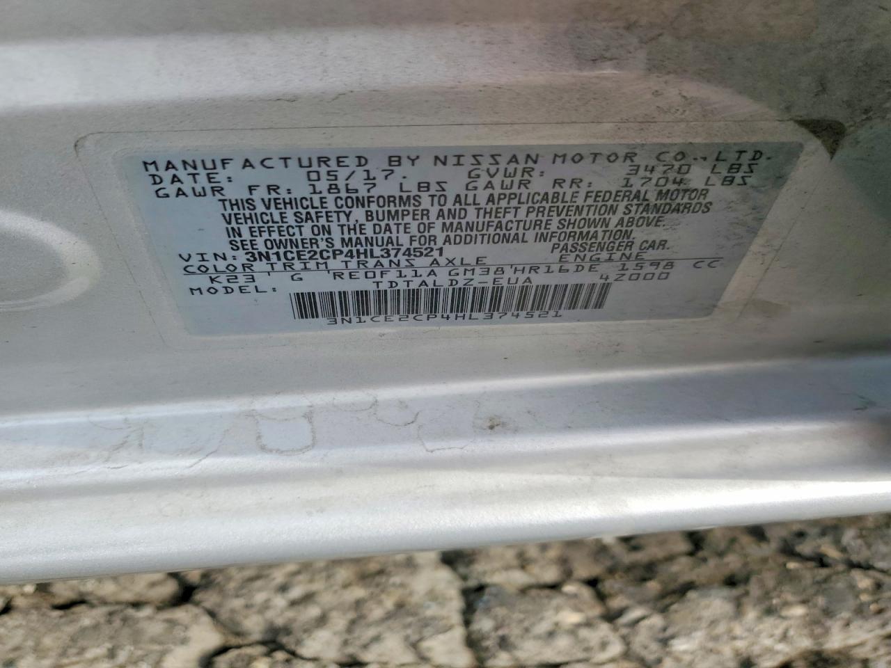 Nissan Versa Sv