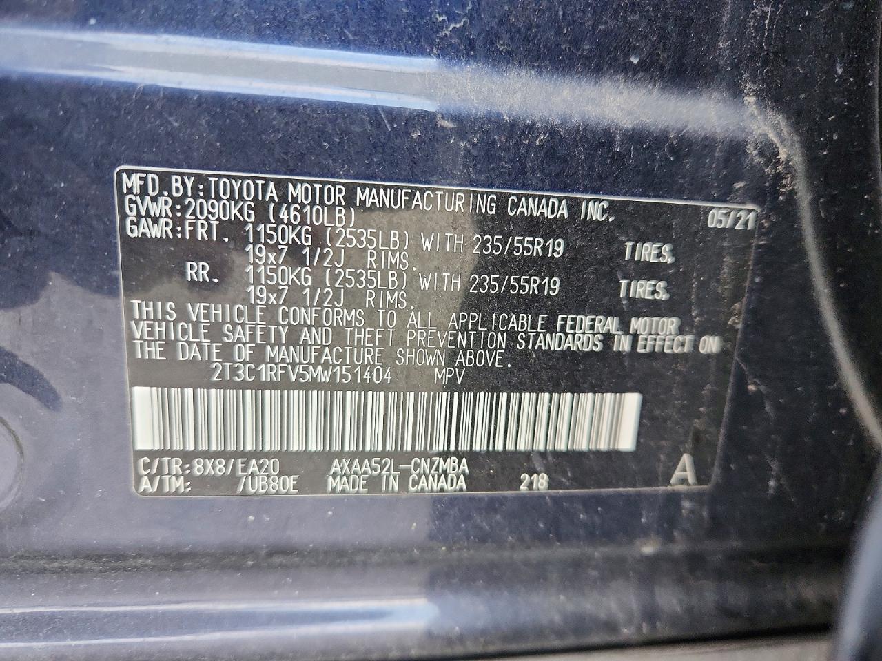 Toyota RAV4 Xle Premium
