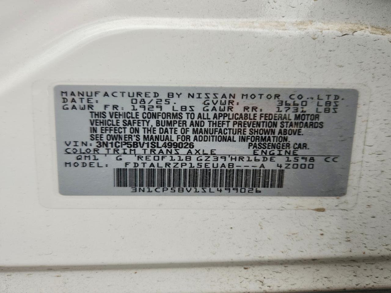 Nissan Kicks Play S