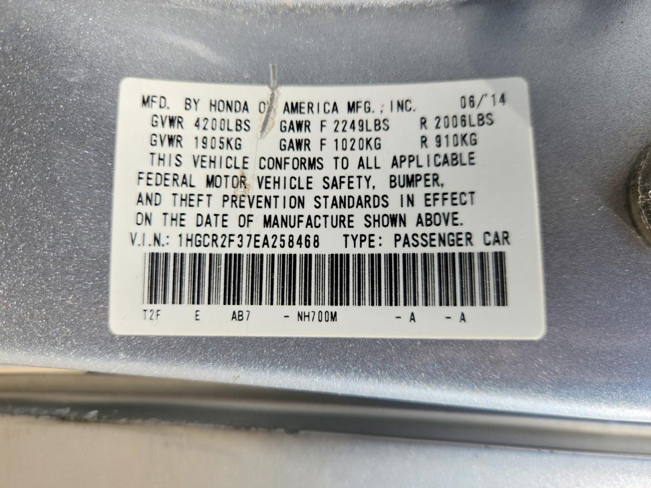 Honda Accord Lx