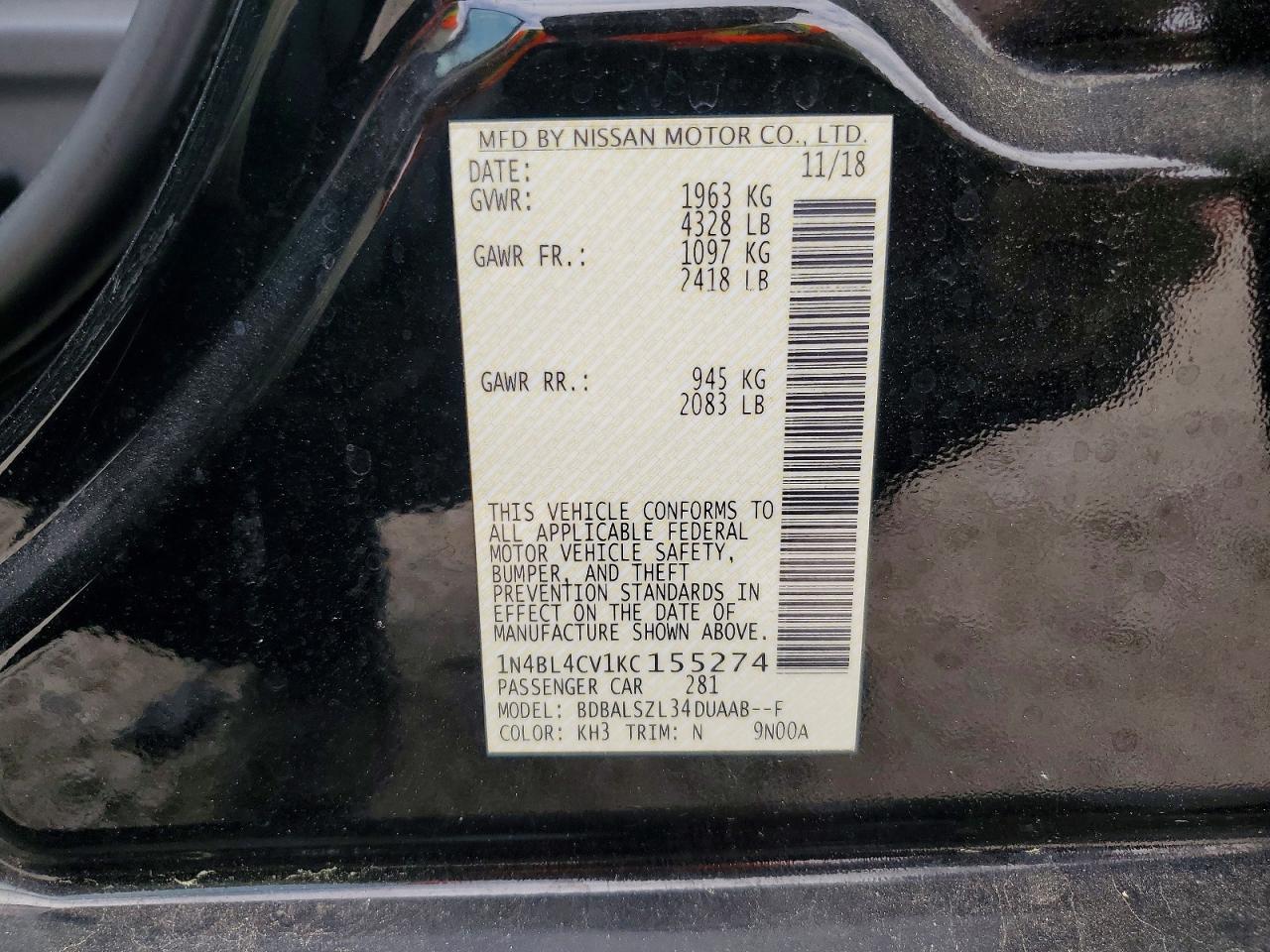 Nissan Altima Sr