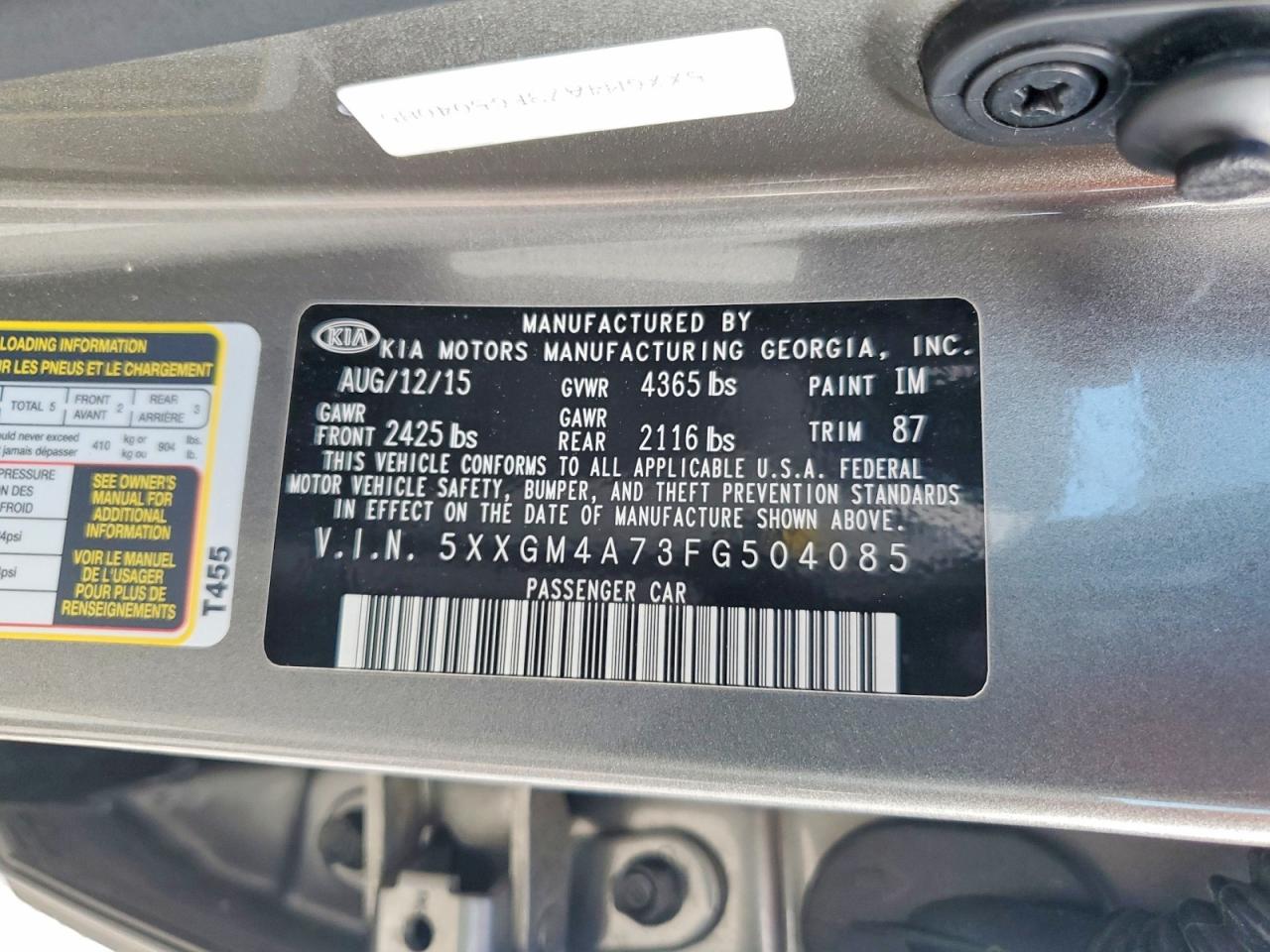 Kia Optima Lx
