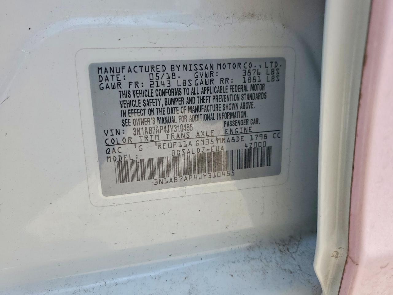 Nissan Sentra Sv