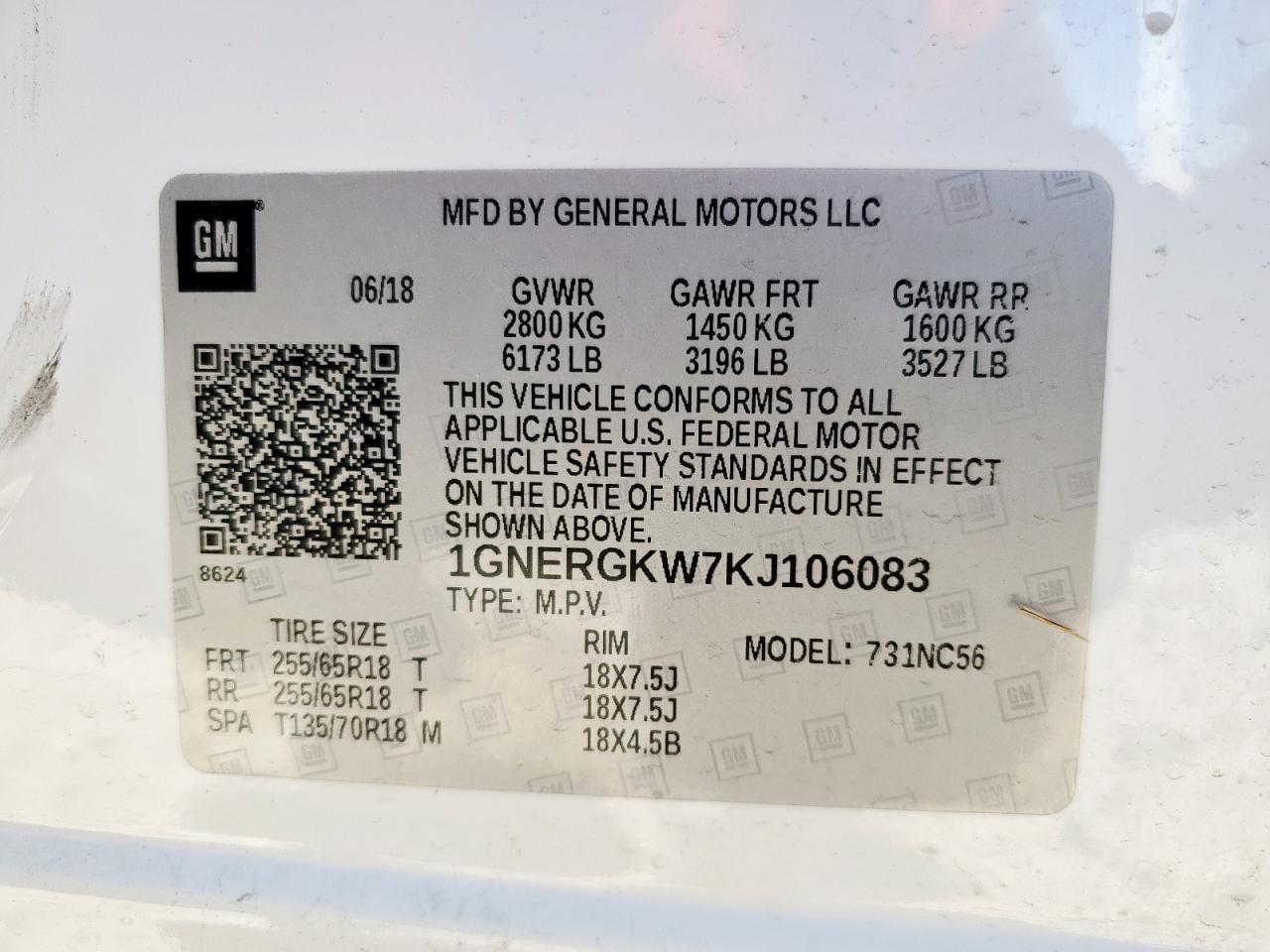 Chevrolet Traverse Lt