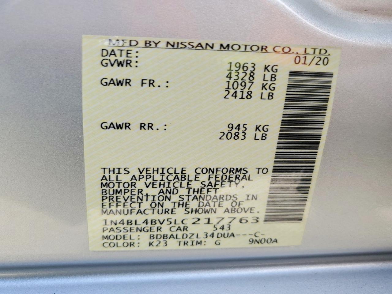 Nissan Altima S