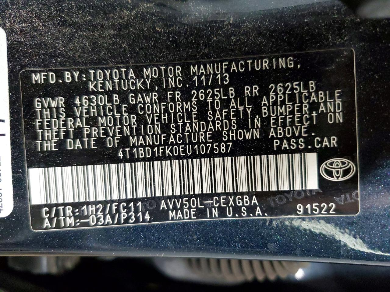 Toyota Camry Xle