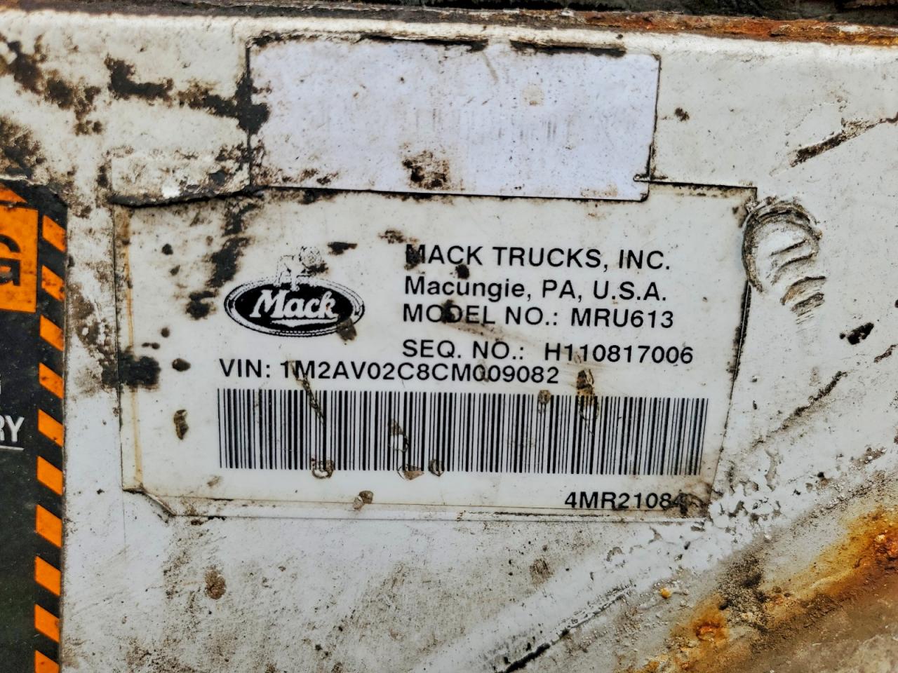 Mack 600 Mru600
