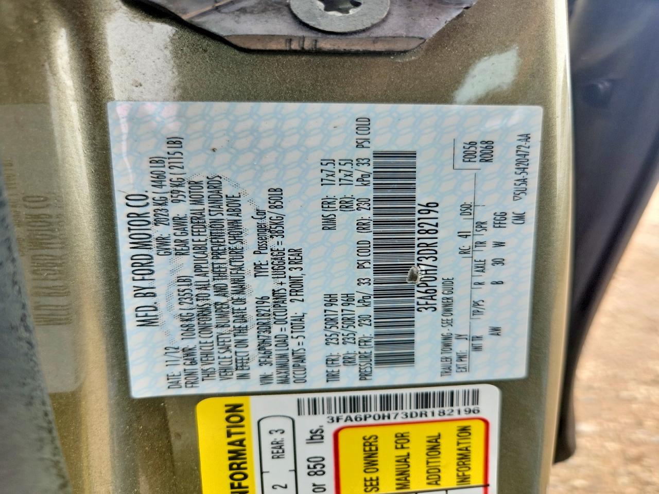 Ford Fusion Se