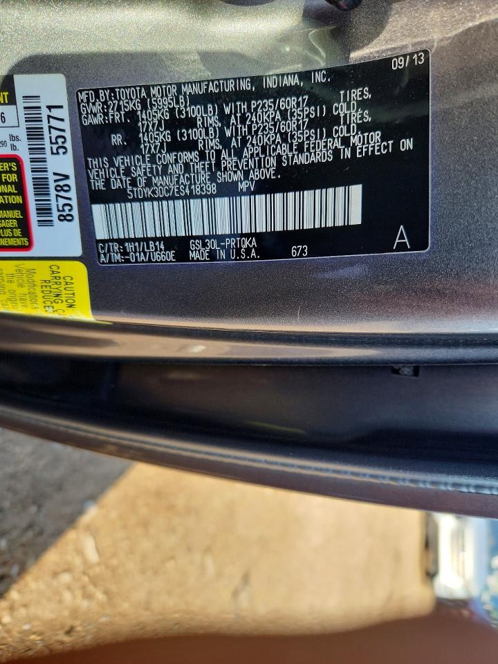 Toyota Sienna Xle 8-passenger