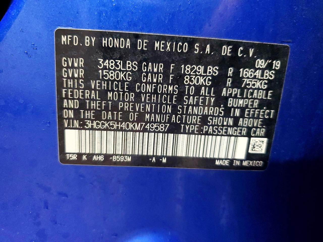 Honda Fit Lx