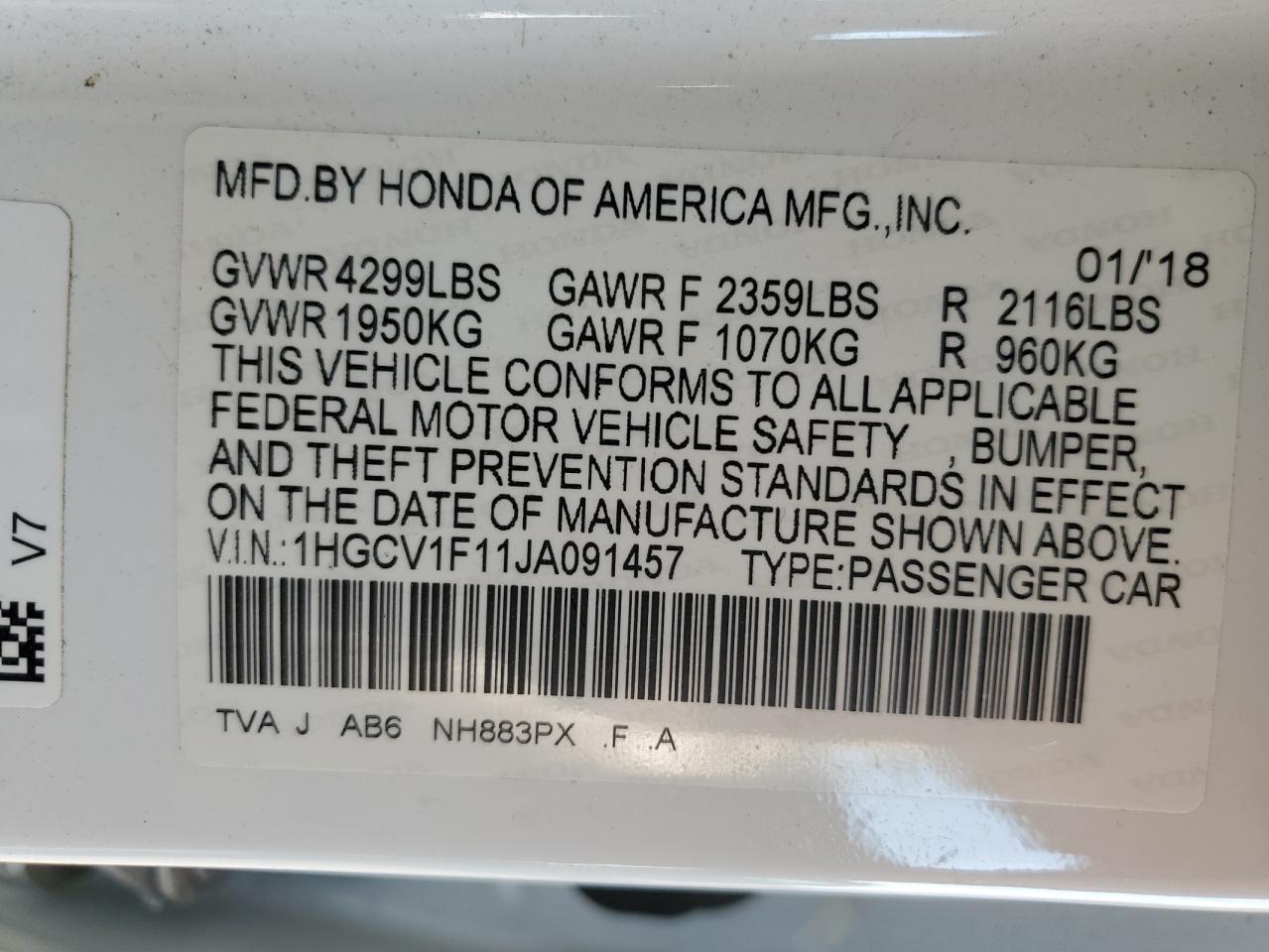 Honda Accord Lx