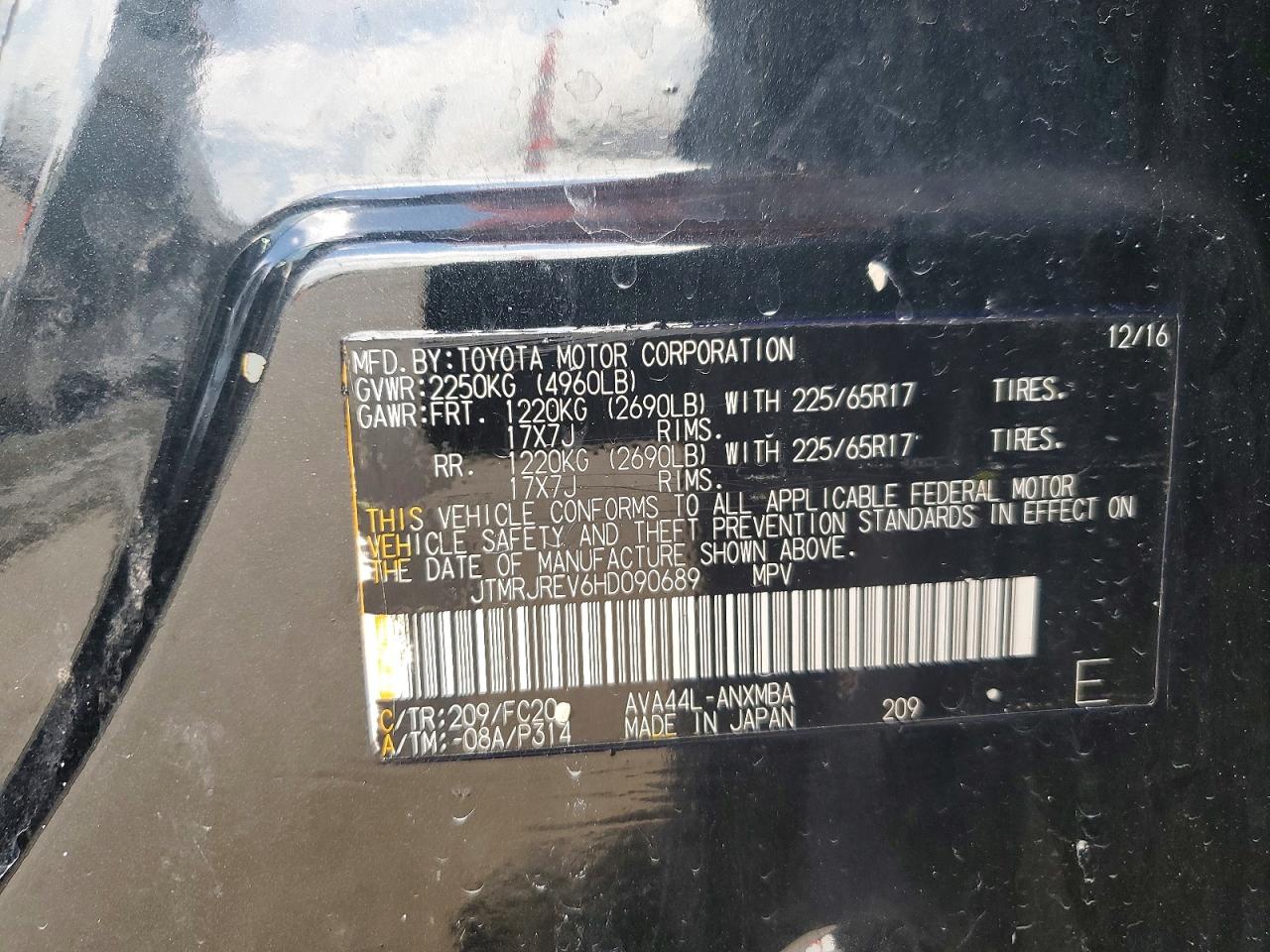 Toyota RAV4 Le Plus