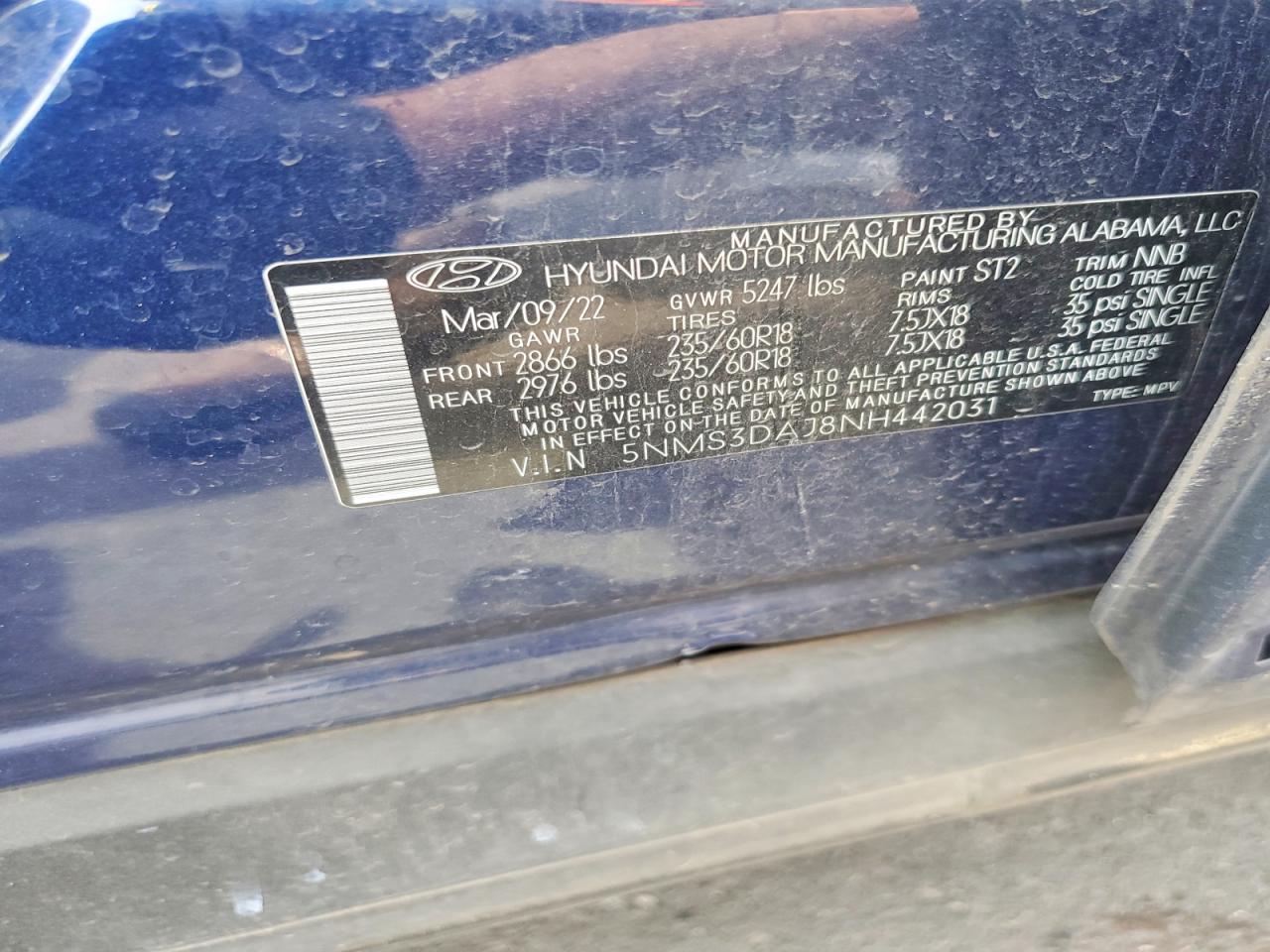 Hyundai SANTA FE Sel