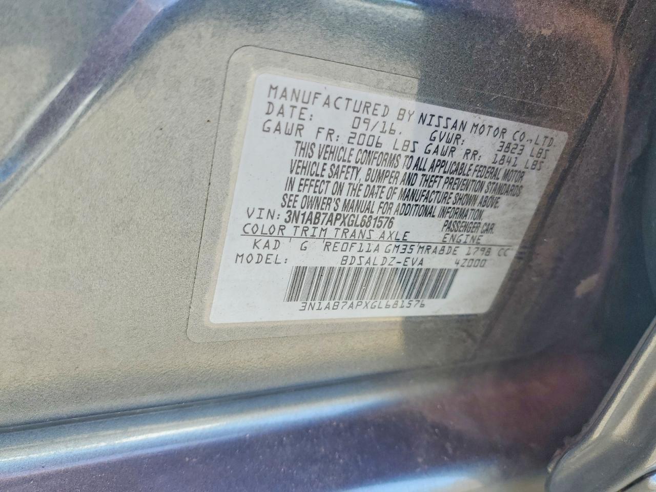 Nissan Sentra Sv