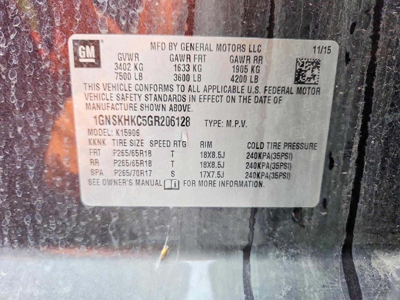 Chevrolet Suburban K1500 Lt
