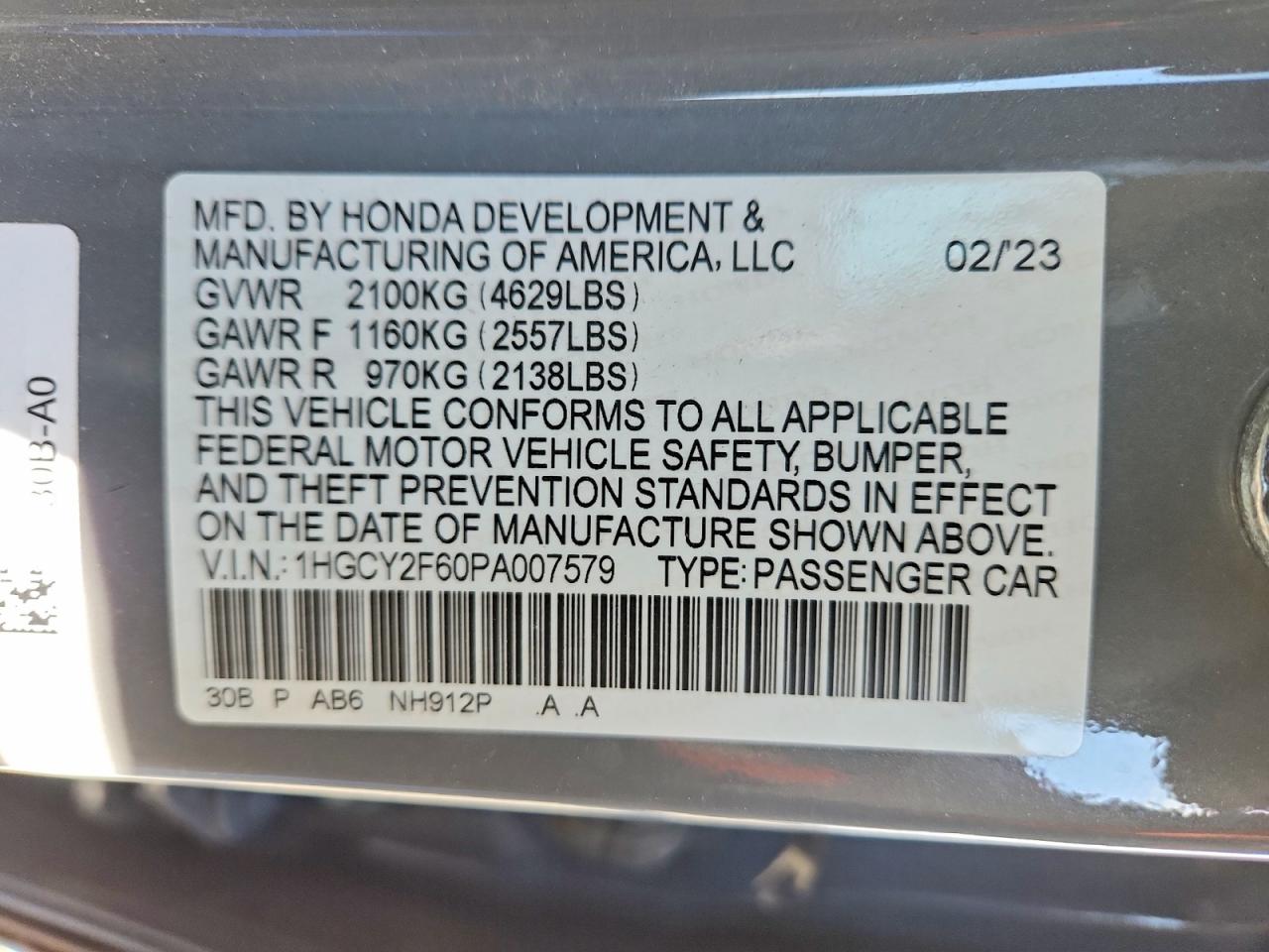 Honda Accord Hybrid Exl
