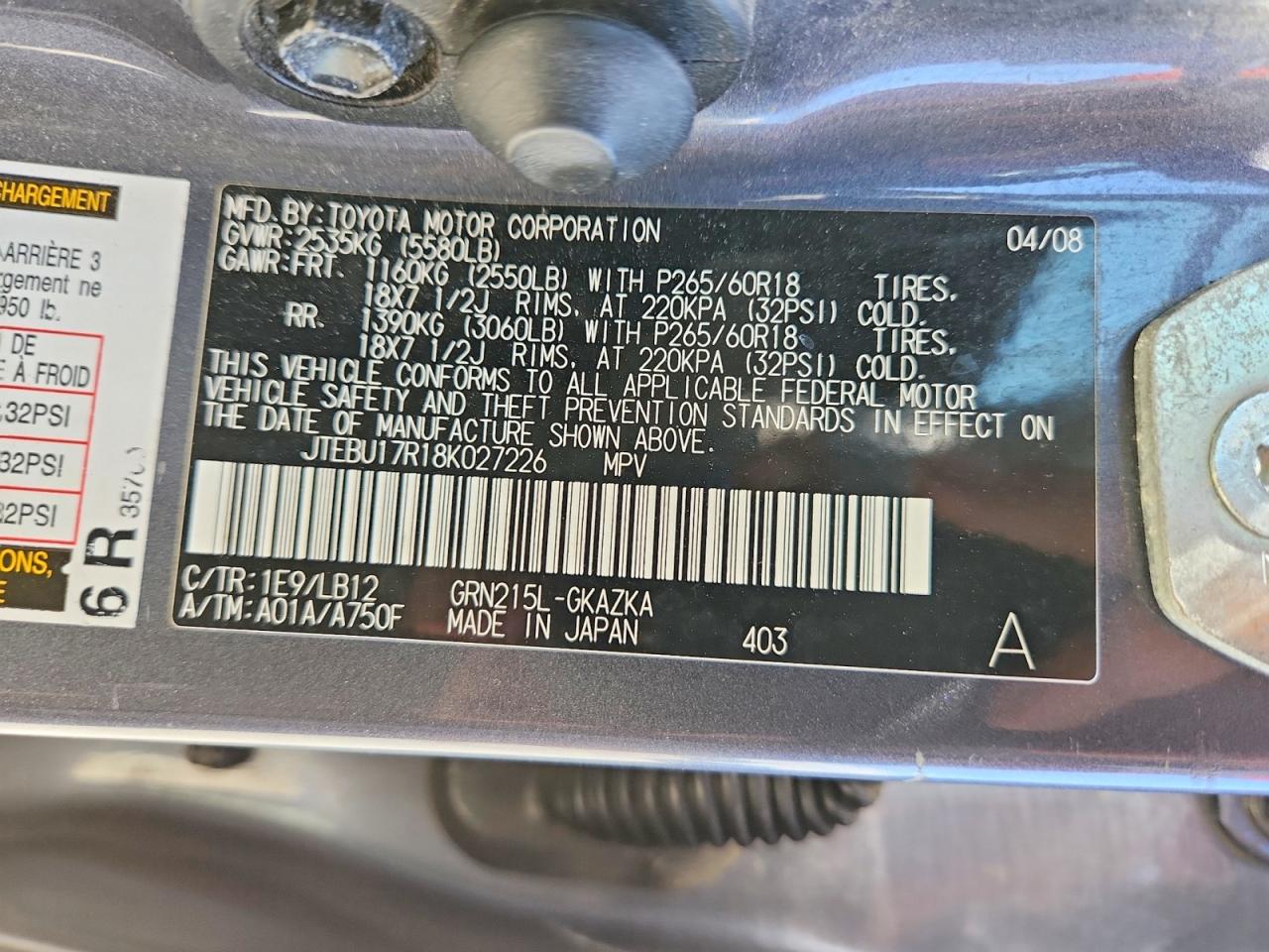 Toyota 4Runner Limited