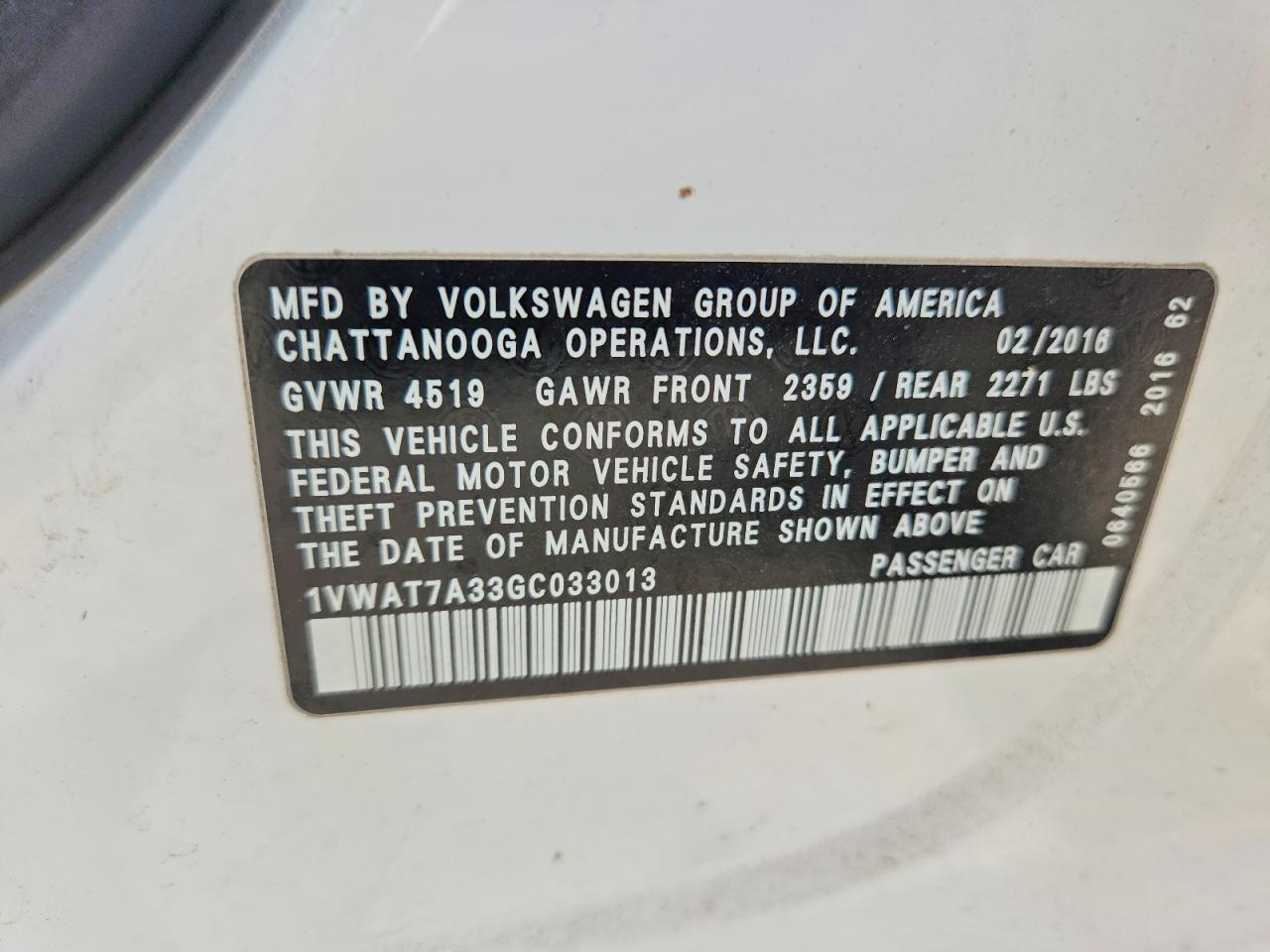Volkswagen Passat S