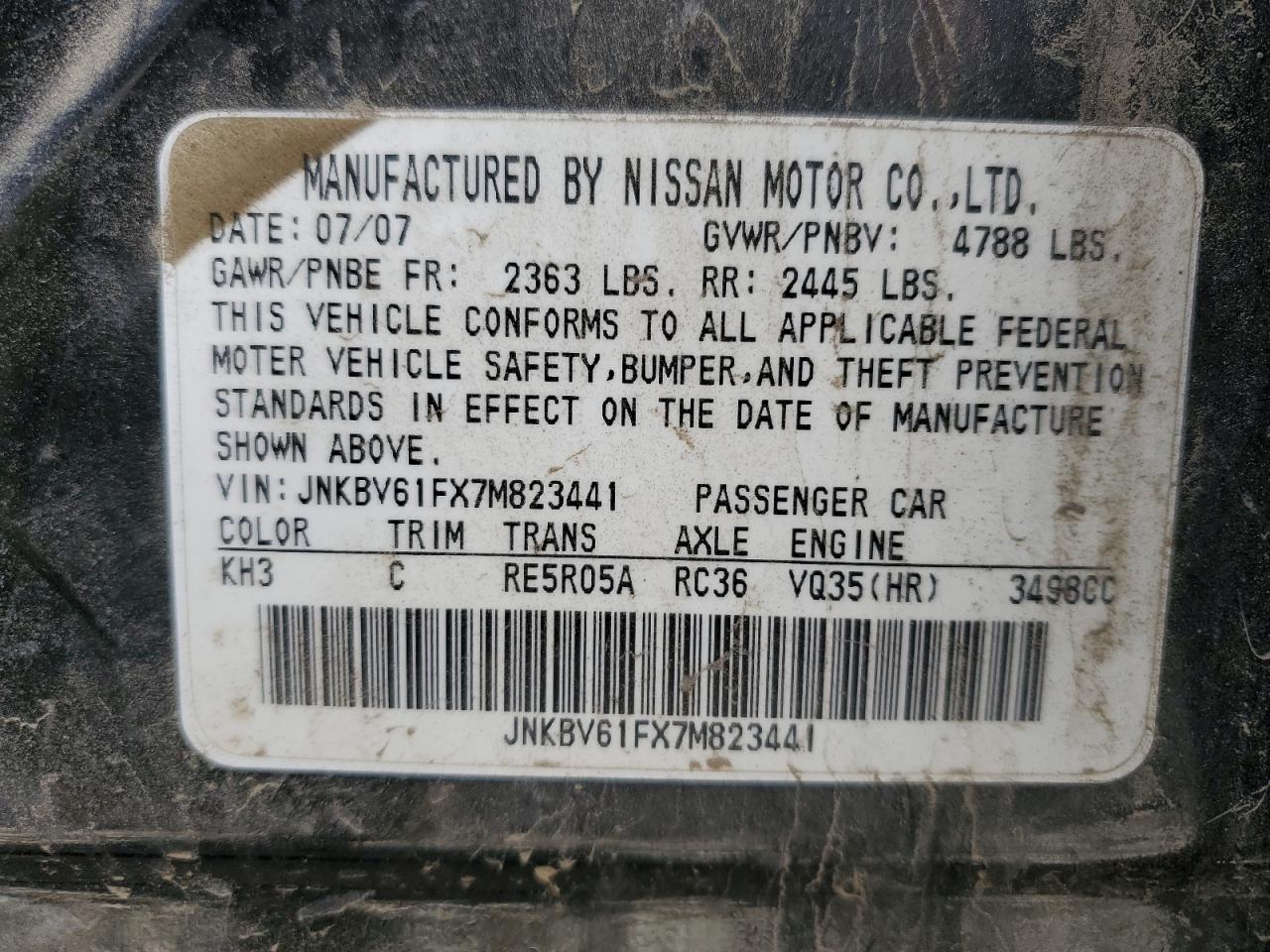INFINITI G35