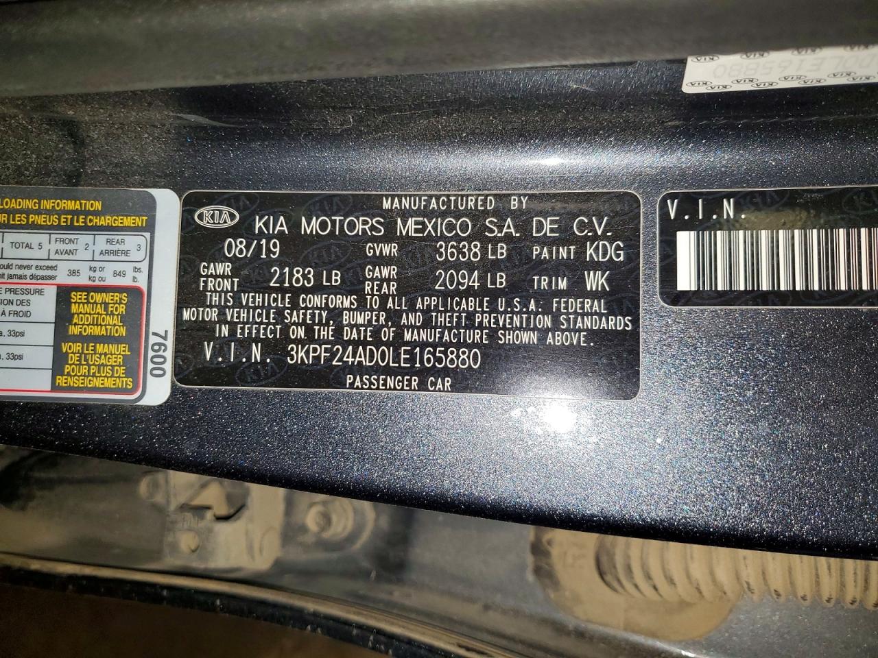 Kia Forte Fe