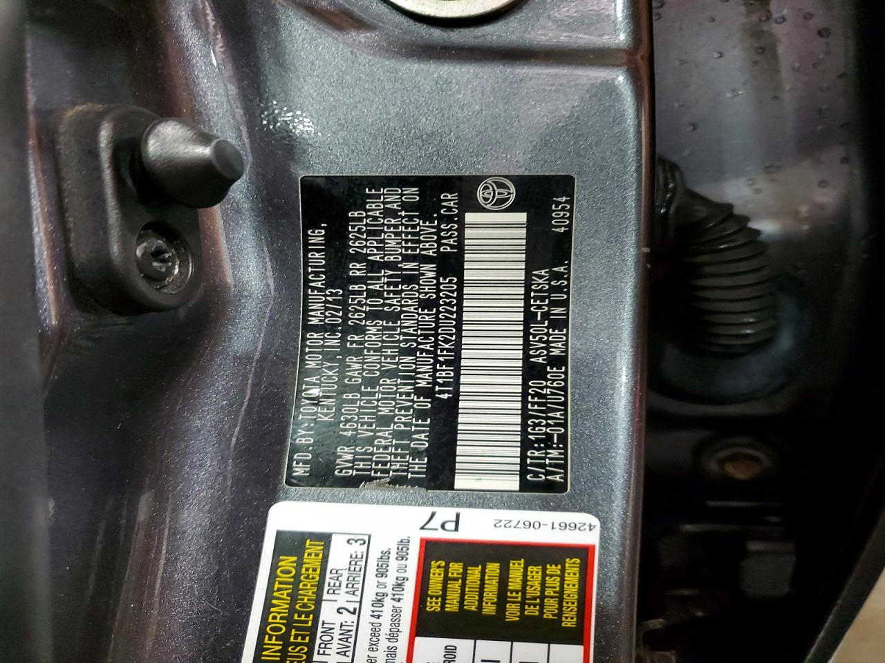 Toyota Camry Se