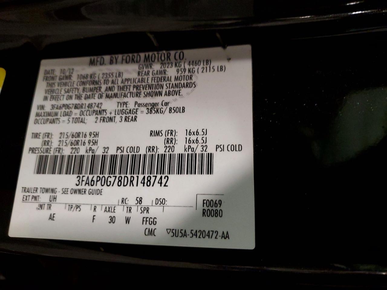 Ford Fusion S