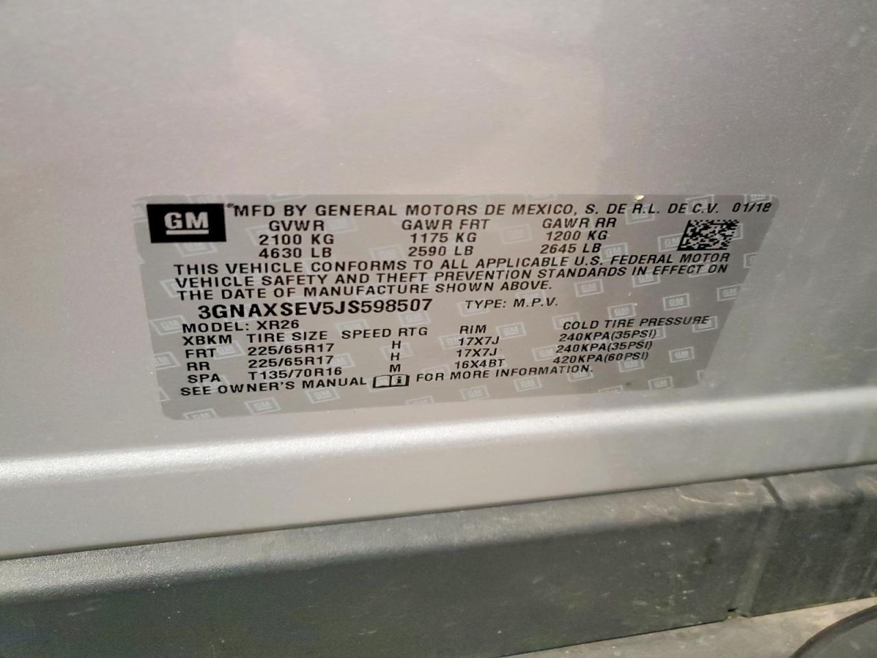 Chevrolet Equinox Lt