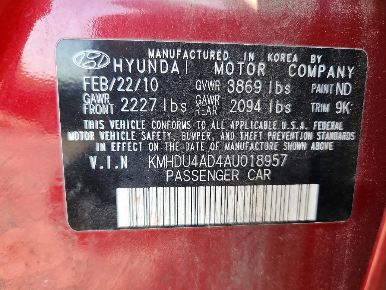 Hyundai ELANTRA Gls