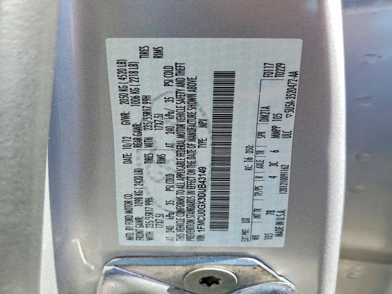 Ford Escape Se