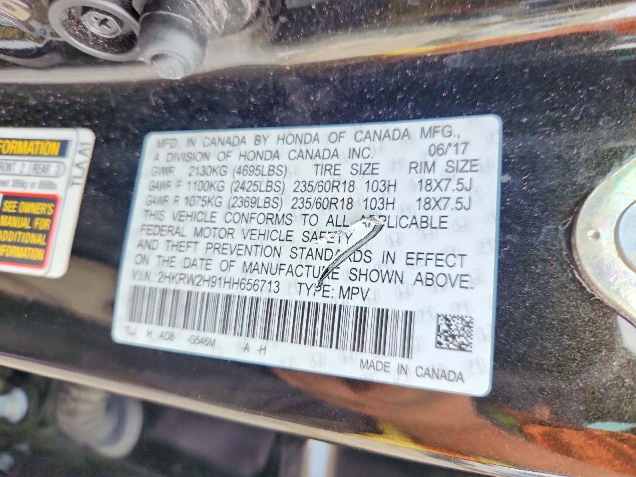 Honda Crv Touring