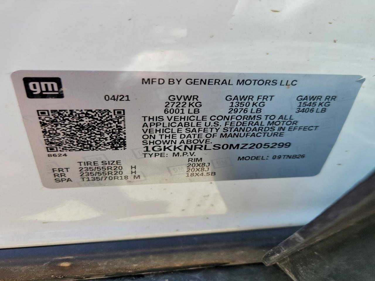 GMC Acadia Sle