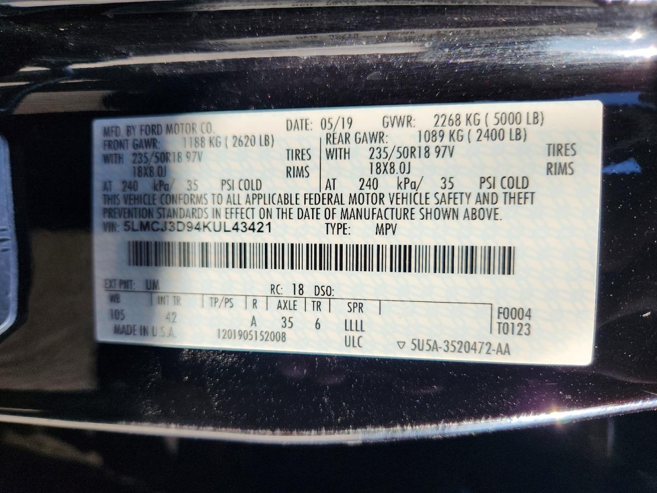 Lincoln MKC Reserve