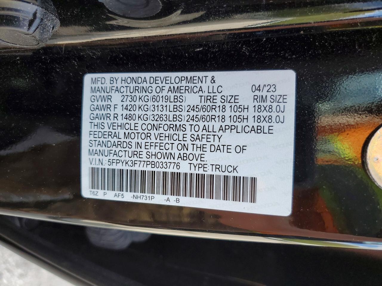 Honda Ridgeline Rtl-e