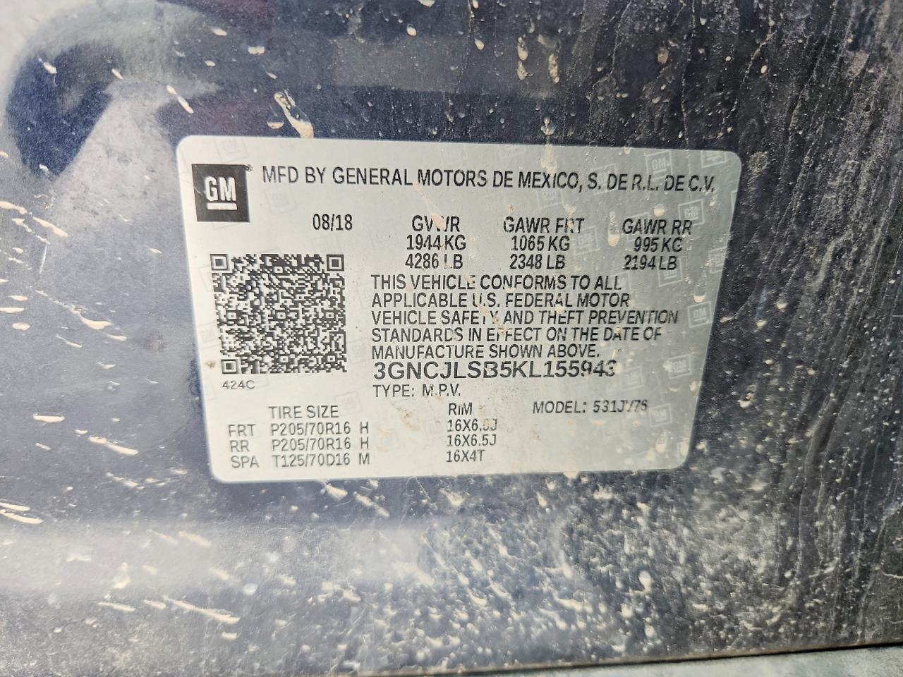 Chevrolet Trax 1lt