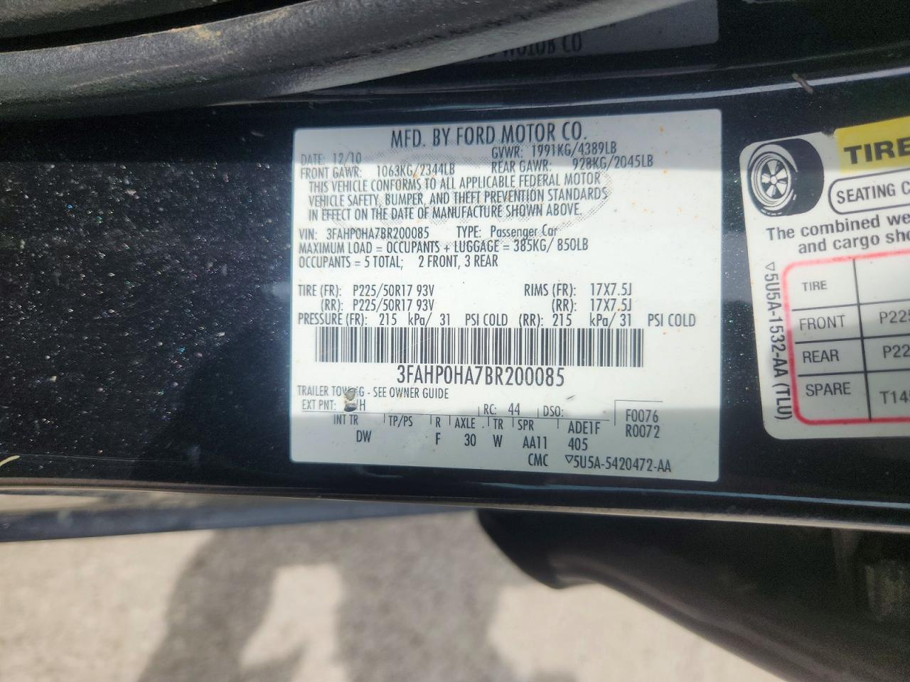 Ford Fusion Se