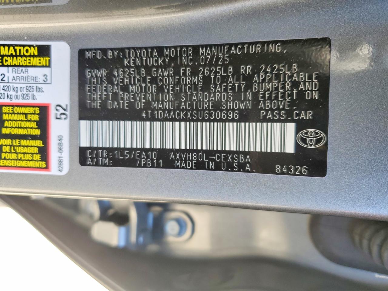 Toyota Camry Se