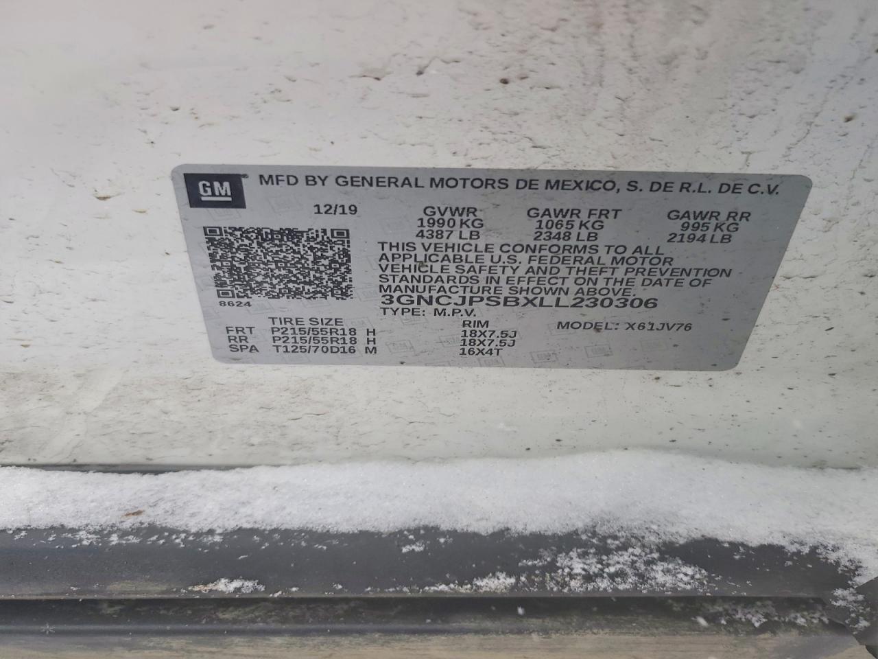 Chevrolet Trax 1lt