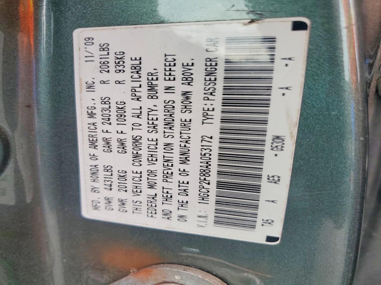 Honda Accord Exl