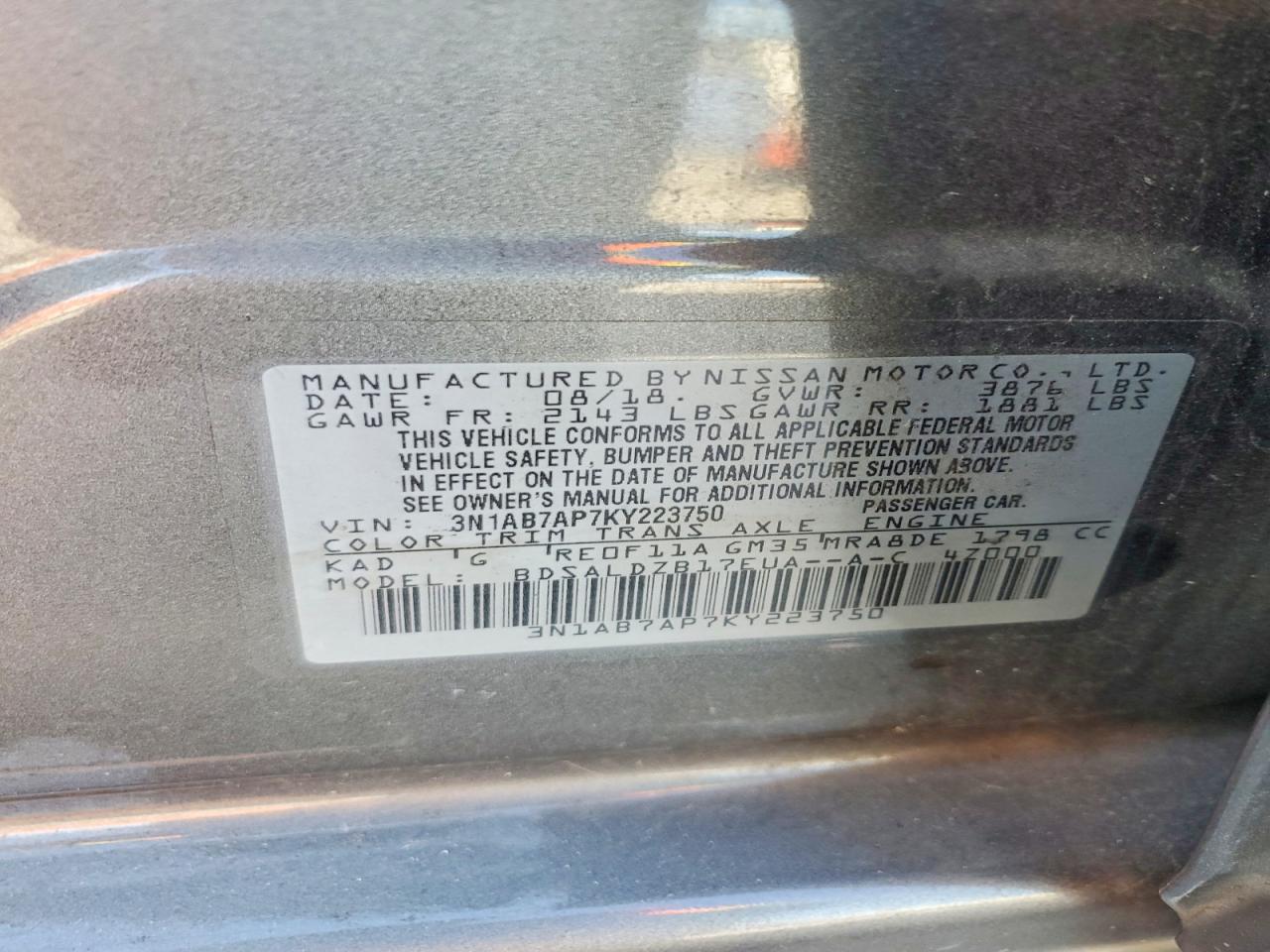 Nissan Sentra Sv