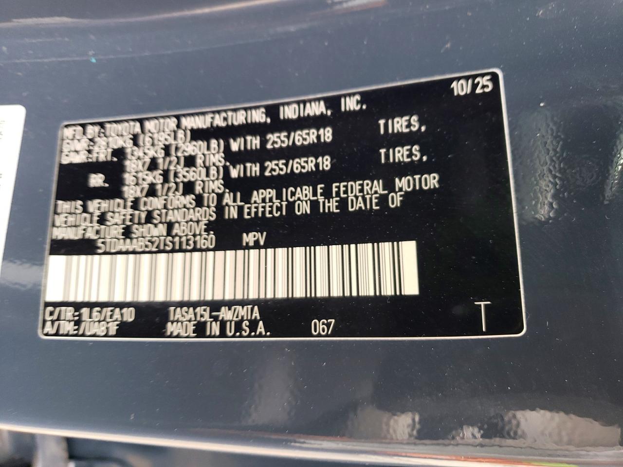 Toyota Grand Highlander Xle