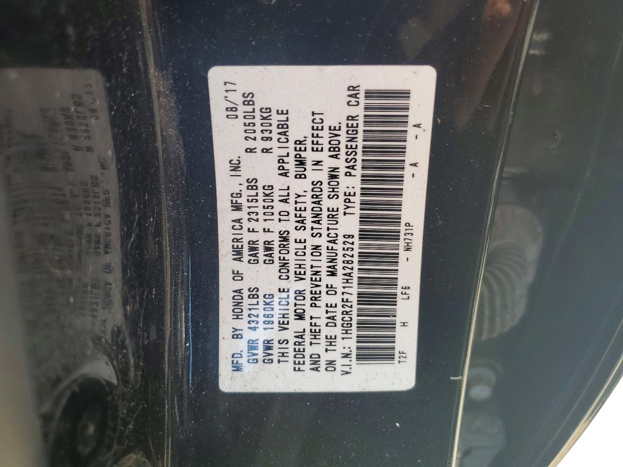 Honda Accord Ex