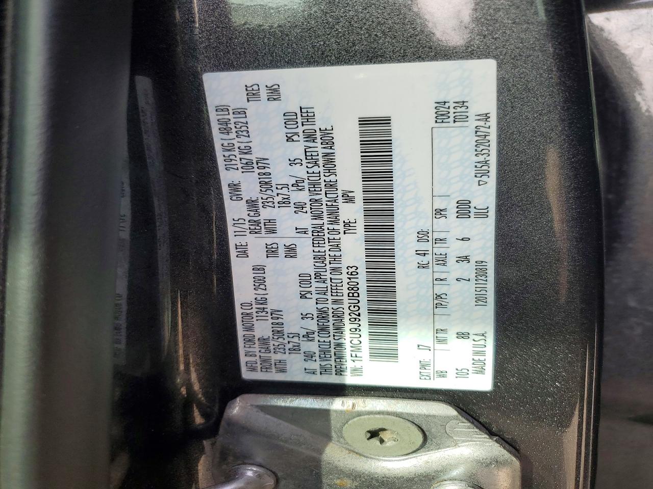 Ford Escape Titanium