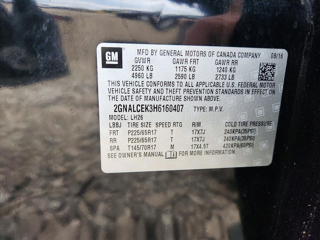 Chevrolet Equinox Lt