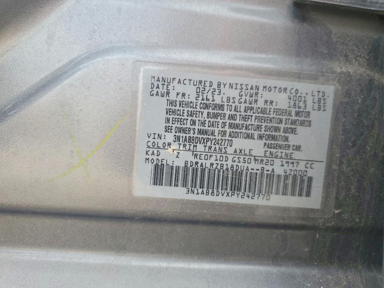 Nissan Sentra Sr