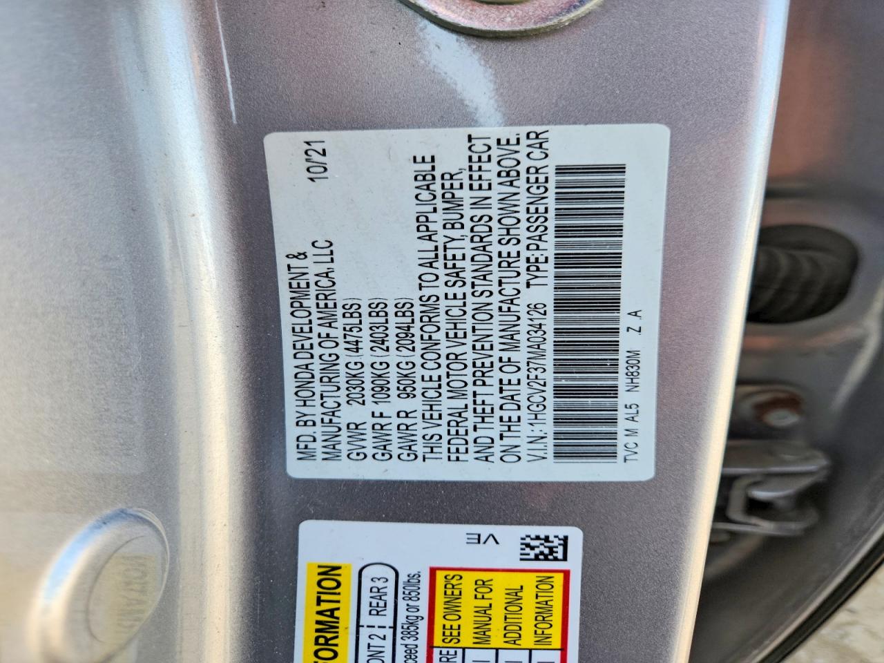 Honda Accord Sport
