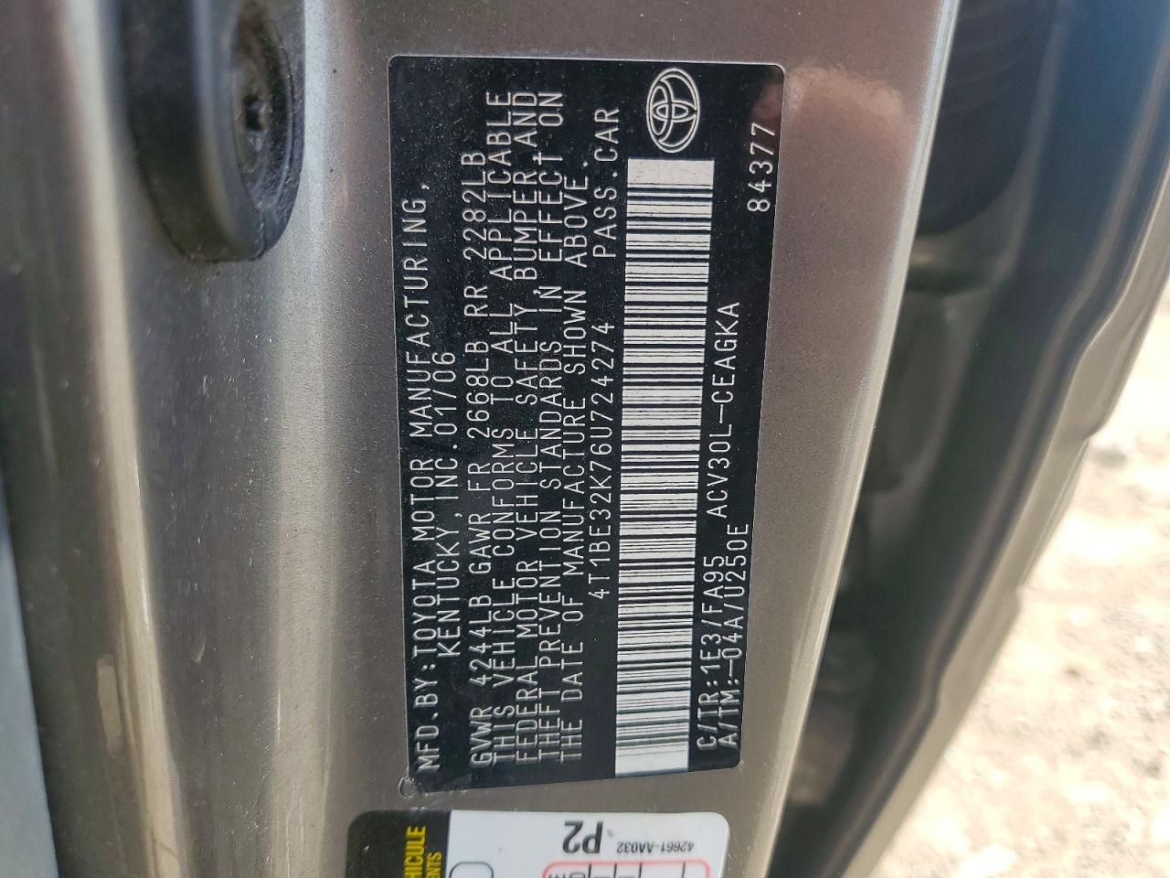 Toyota Camry Xle