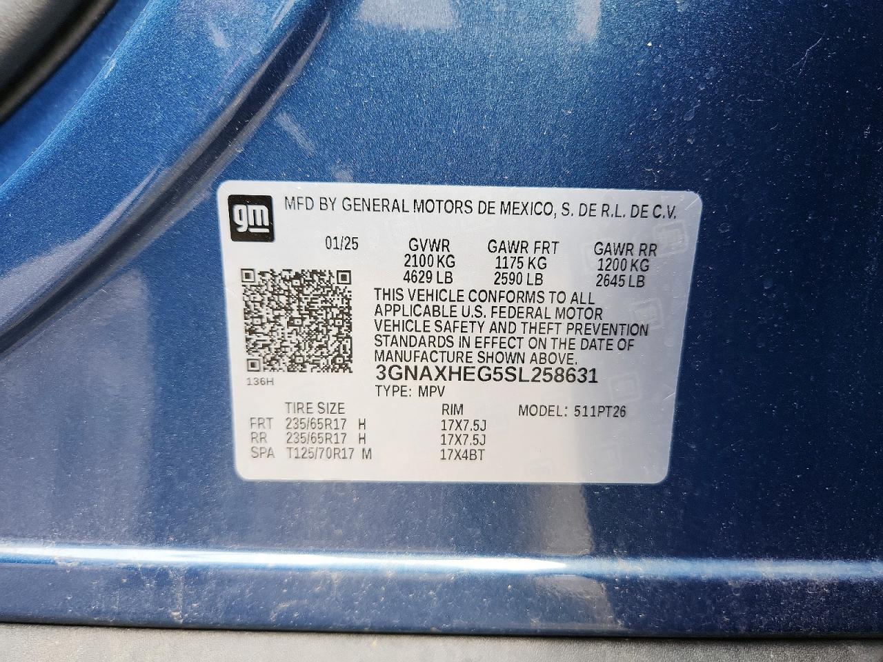 Chevrolet Equinox Lt