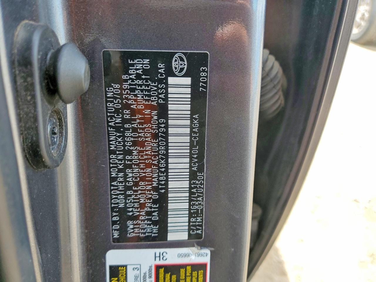 Toyota Camry Xle