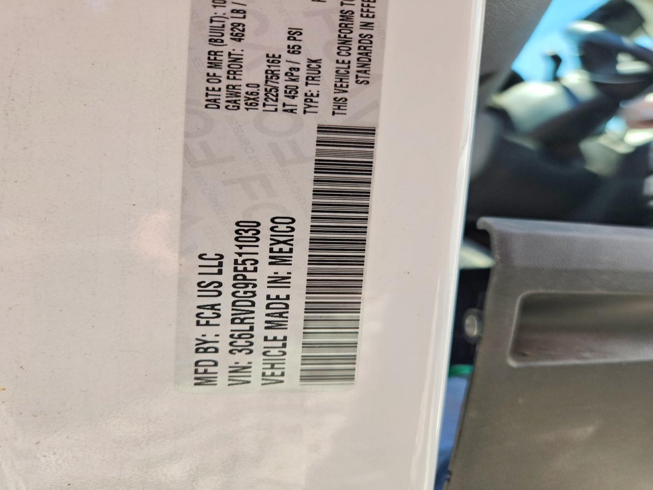 Ram Promaster 2500 High