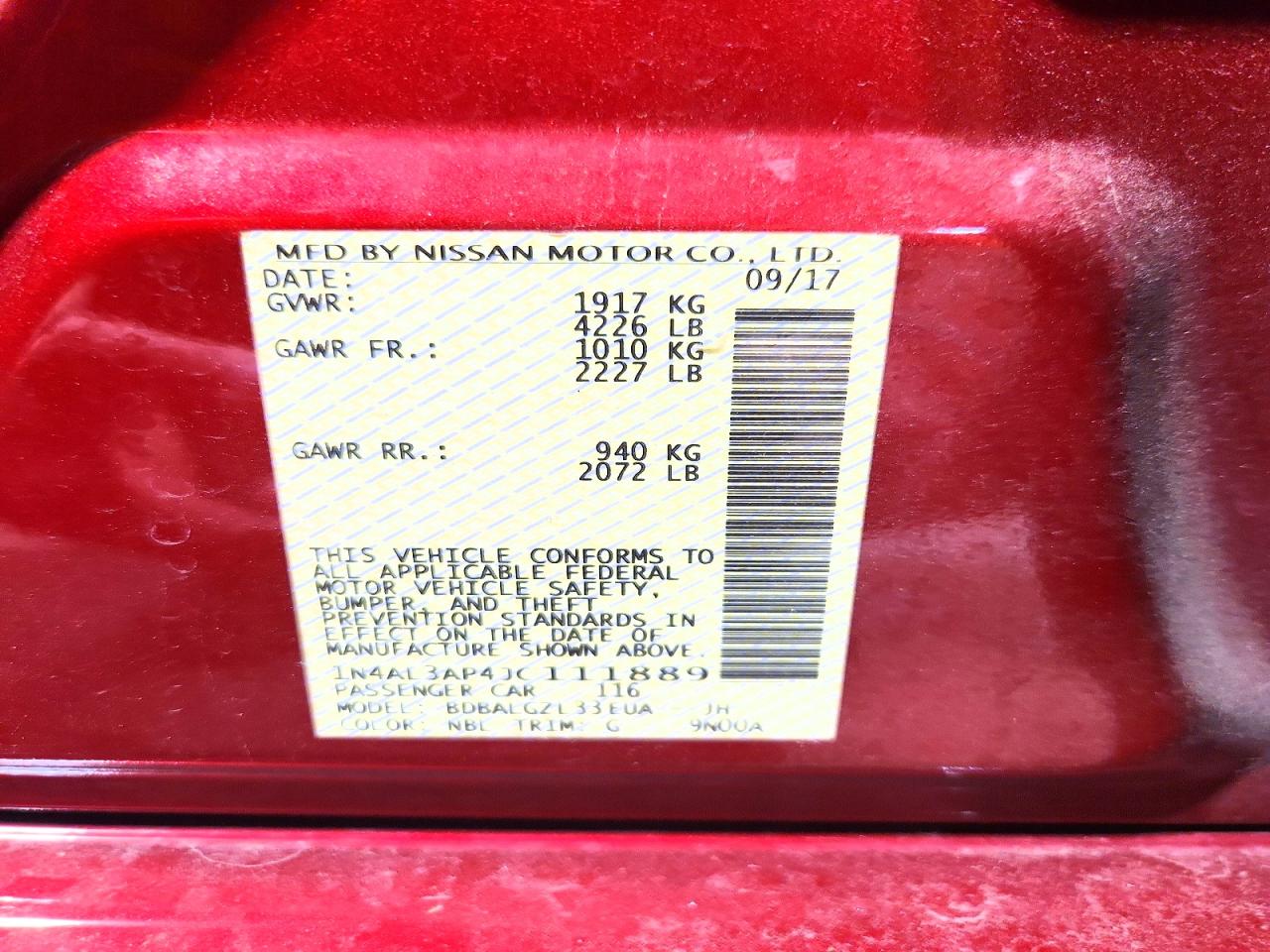 Nissan Altima 2.5 S